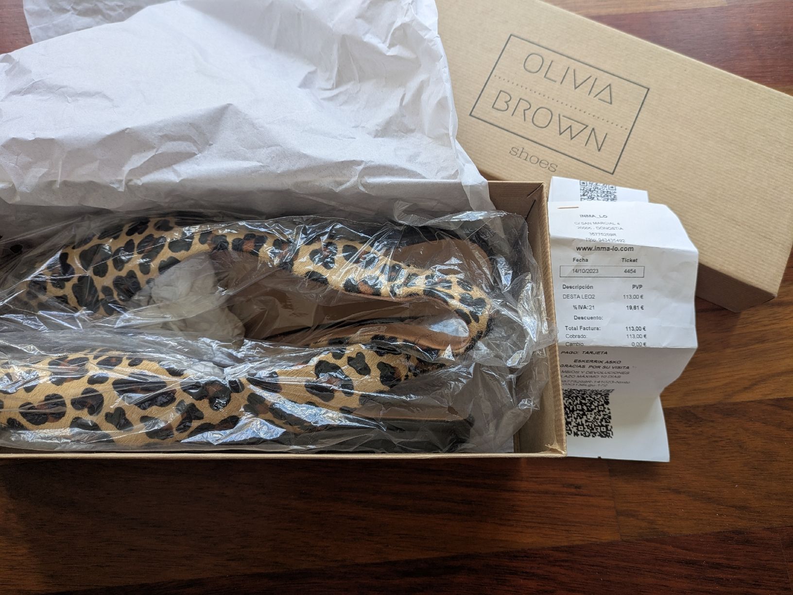 Scarpe da donna: Olivia Brown Leopard Slingbacks EU 38 New in Box – Nuovo (secondo la descrizione) da Zürich venduto da Cindy_c 4