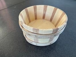 Rahmschale aus Holz - Creme de Gruyère ø = 19cm