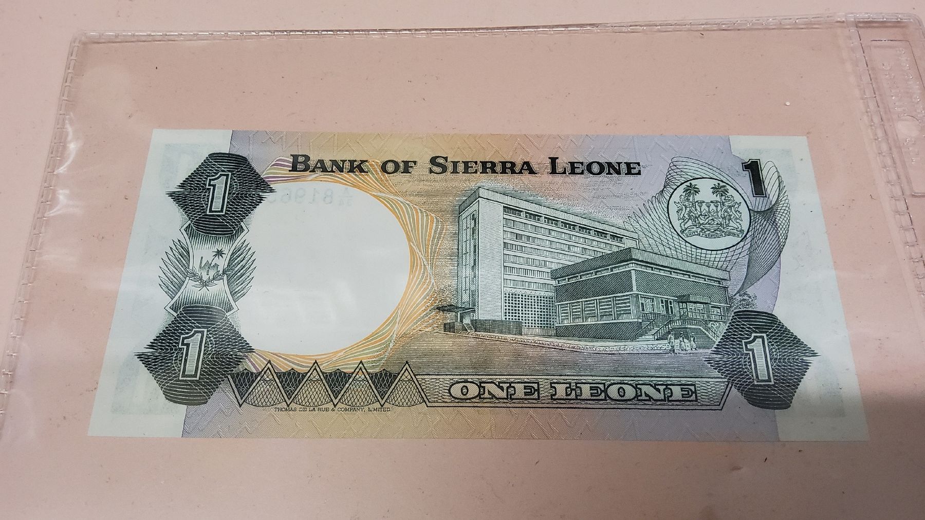 Banconote: Sierra Leone 1 Leone 1984, NEU – Nuovo e nell'imballaggio originale da Herisau venduto da Nluanalucas 1
