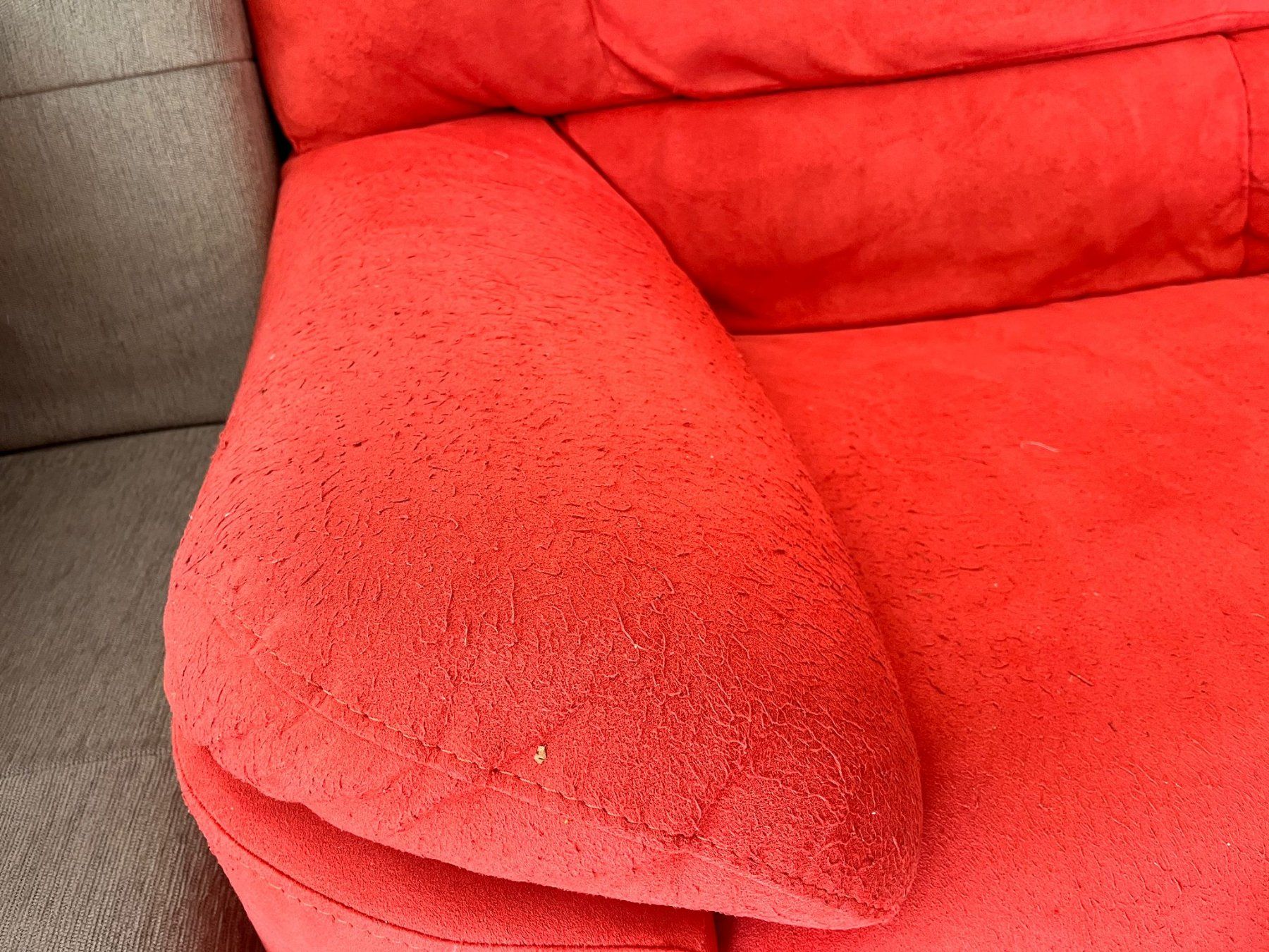 Sofas: Sofa rot, mit Hocker – D'occasion à Winterthur par kaksie 4