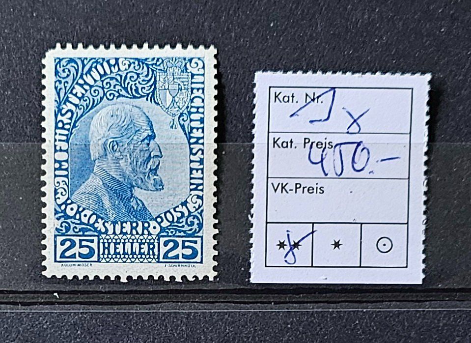 Tutti i francobolli: FL 3X ! POSTFRISCH ! KAT 450.-- ! – Nuovo (secondo la descrizione) da Rombach venduto da Kunstmarkart