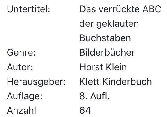 Libri: Haltet den Die! - Das verrückte ABC – Nuovo (secondo la descrizione) da Gerlikon venduto da jabadabadu 2