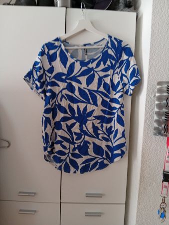 blaue Frauen  Bluse Größe M