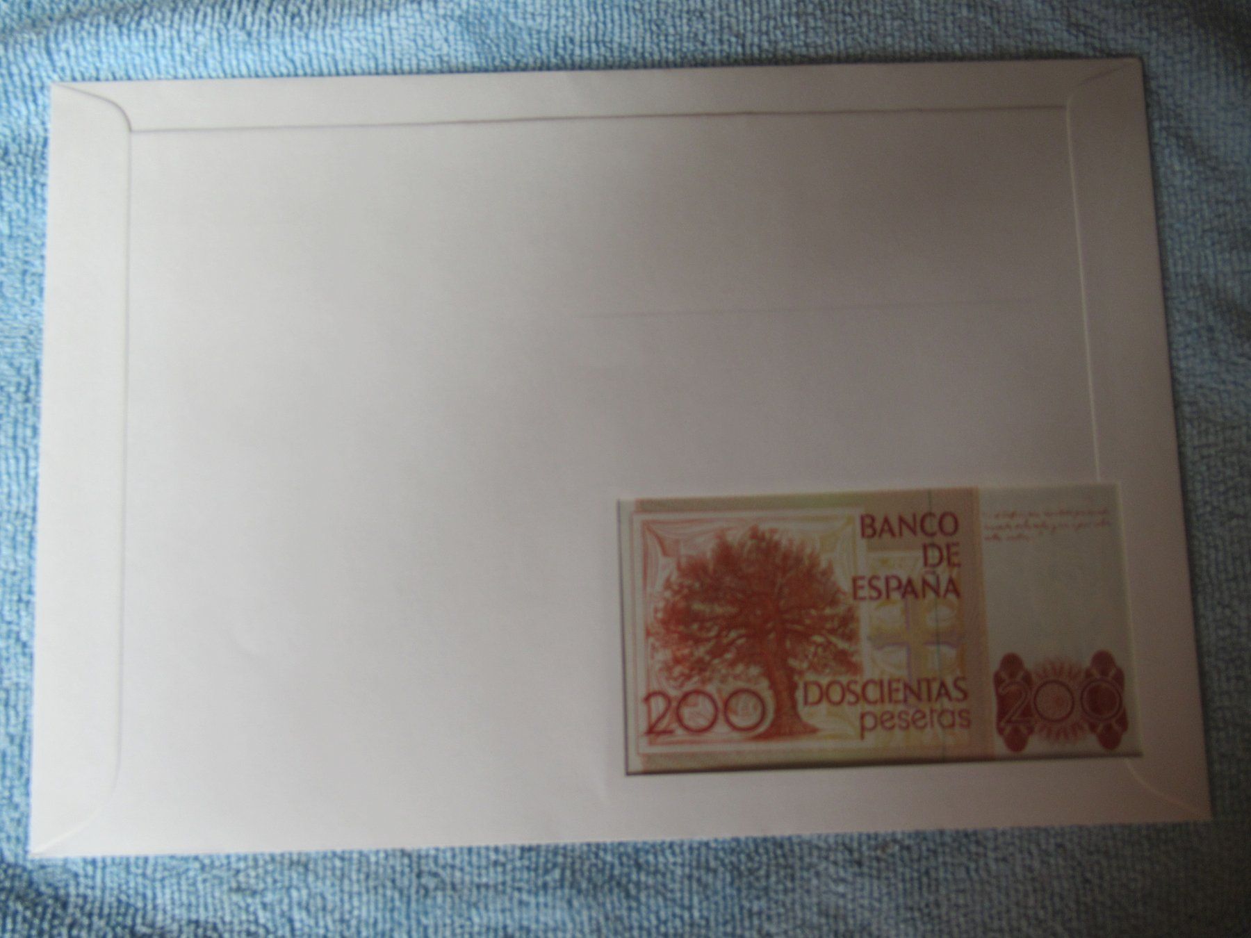 Banconote: Banknotenbrief Espana – Nuovo (secondo la descrizione) da Goldiwil (Thun) venduto da klopfi59 1