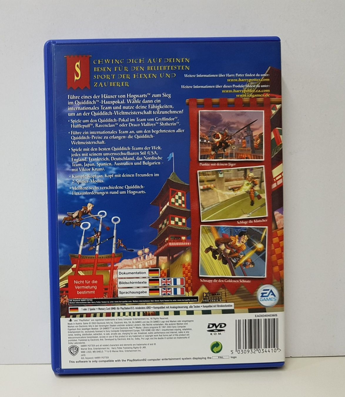 Sony Giochi: Harry Potter Quidditch Weltmeisterschaft  PS 2 – Usato da Schüpfheim venduto da Games_Spielkonsolen 2
