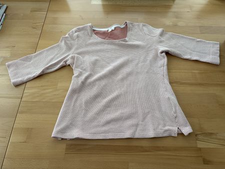 Damen Shirt drei viertel rosa meliert Grösse 38 