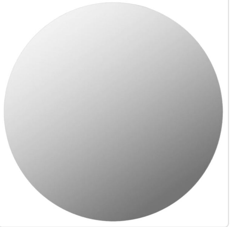 Specchi: Runder Spiegel mit Halterungen - 60 cm Durchmesser – Usato da Sissach venduto da mck-22 1