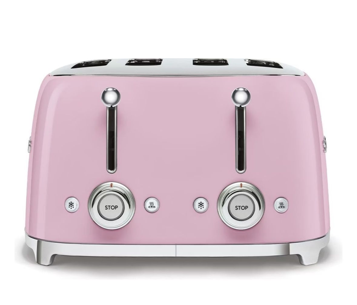 Smeg Elettrodomestici da cucina: Pink SMEG Toaster 4 Slice NP: 259 CHF – Nuovo e nell'imballaggio originale da Zürich venduto da fel_9gfp 4