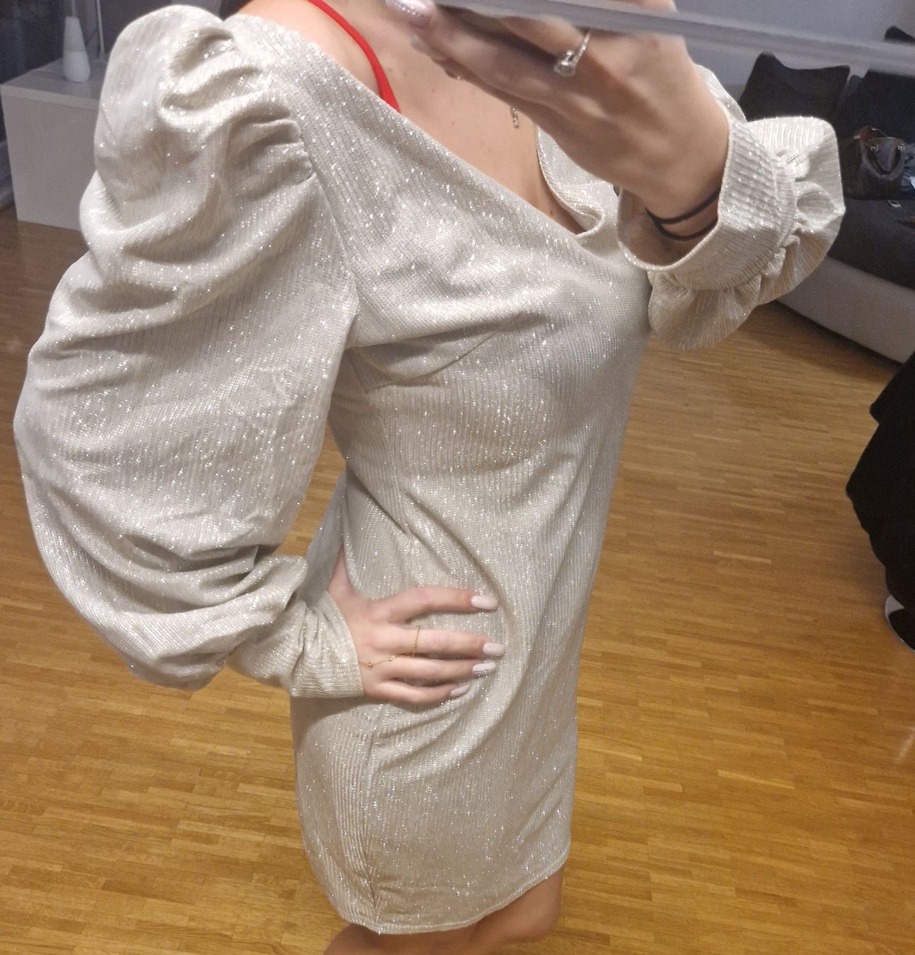 Vestiti: Robe dorée à paillettes taille M/L – Nuovo (secondo la descrizione) da Versoix venduto da aline_b 3