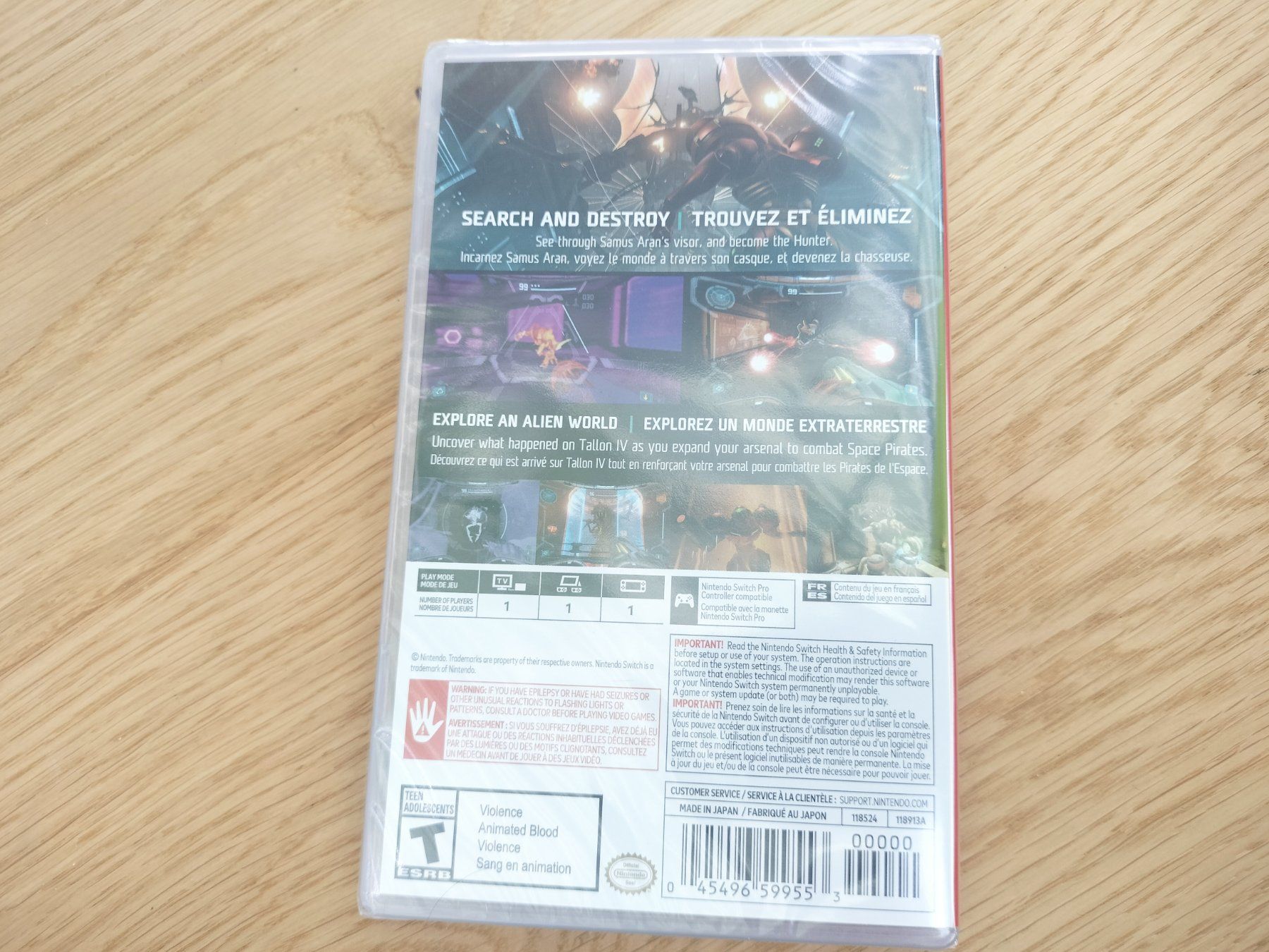 Nintendo Giochi: NEU Nintendo Switch Metroid Prime Remastered – Nuovo e nell'imballaggio originale da Wil SG venduto da kaizzen 1