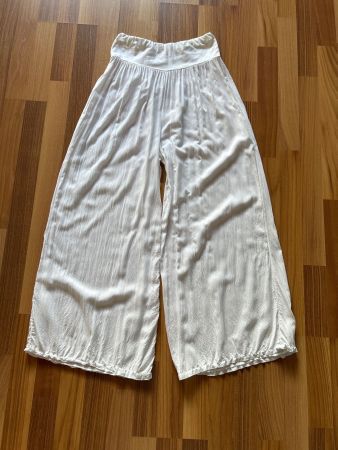 Sommerhose, Culotte, weiss, Gr. M, sehr bequem!