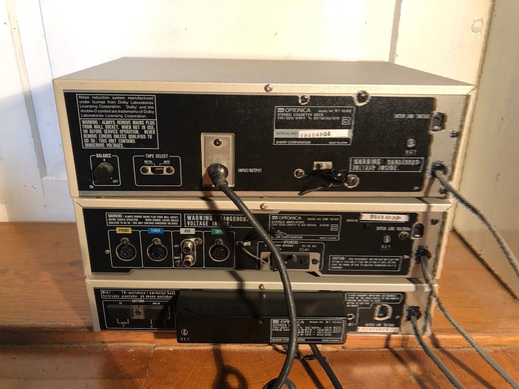 Sharp Amplificatori: Vintage Hifi Sharp Optonica 104 Deck – Usato da Siblingen venduto da Jayuah 4