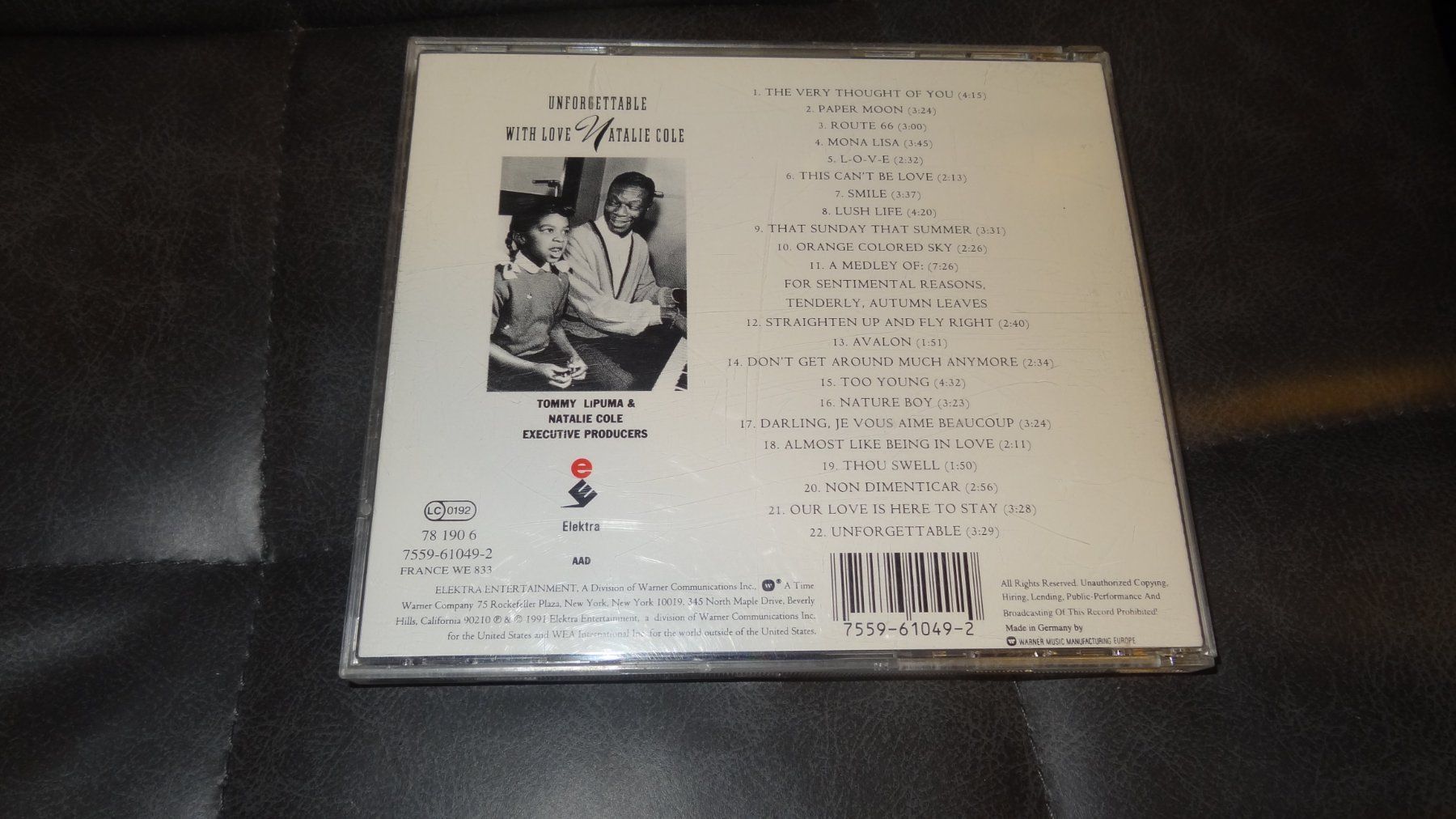 CD: Unforgettable - With Love Natalie Cole CD – Usato da Olten venduto da Disc-Ausverkauf 1