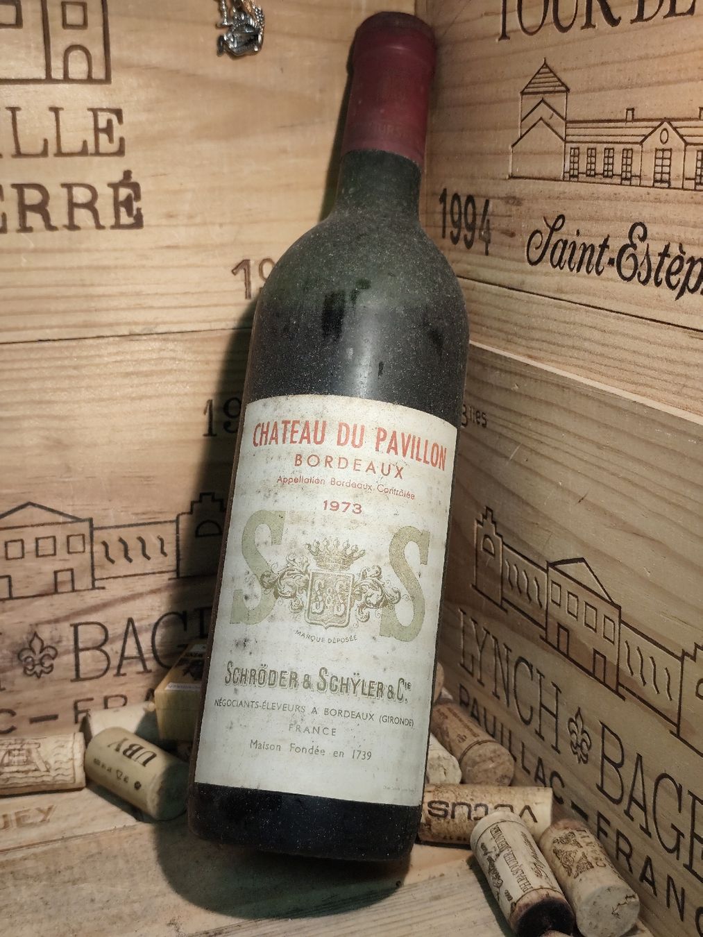 Vino: 1973 Chateau du Pavillon Bordeaux – Nuovo (secondo la descrizione) da Büsserach venduto da Vintage-vins 4