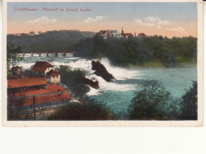 Ansichtskarten: Rheinfall ca. 1930 – Gebraucht aus Bürglen TG von StampGraf