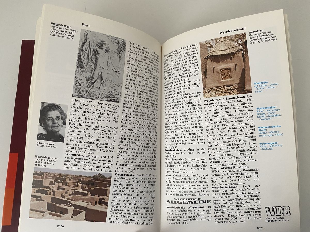 Libri: Der Grosse Knaur Lexikon in 20 Bänder farbig – Nuovo (secondo la descrizione) da Meggen venduto da 6003Luzern 6