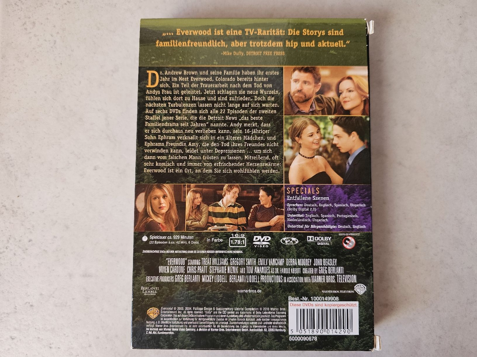 Tutti i DVDs: Everwood  -  Komplette Staffel 2 – Usato da Schneisingen venduto da backstore24 1