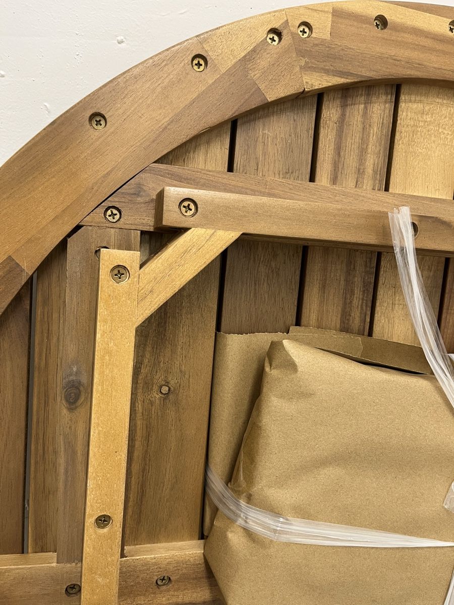 Tavoli: Holz Gartentisch 80x25 cm NEU – Nuovo e nell'imballaggio originale da Dietlikon venduto da Xanya 4