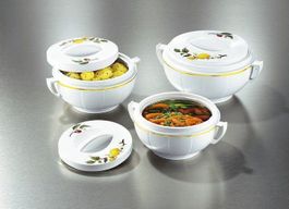 Thermoschüssel-Set, 3-teilig, mit Drehverschluss (N)