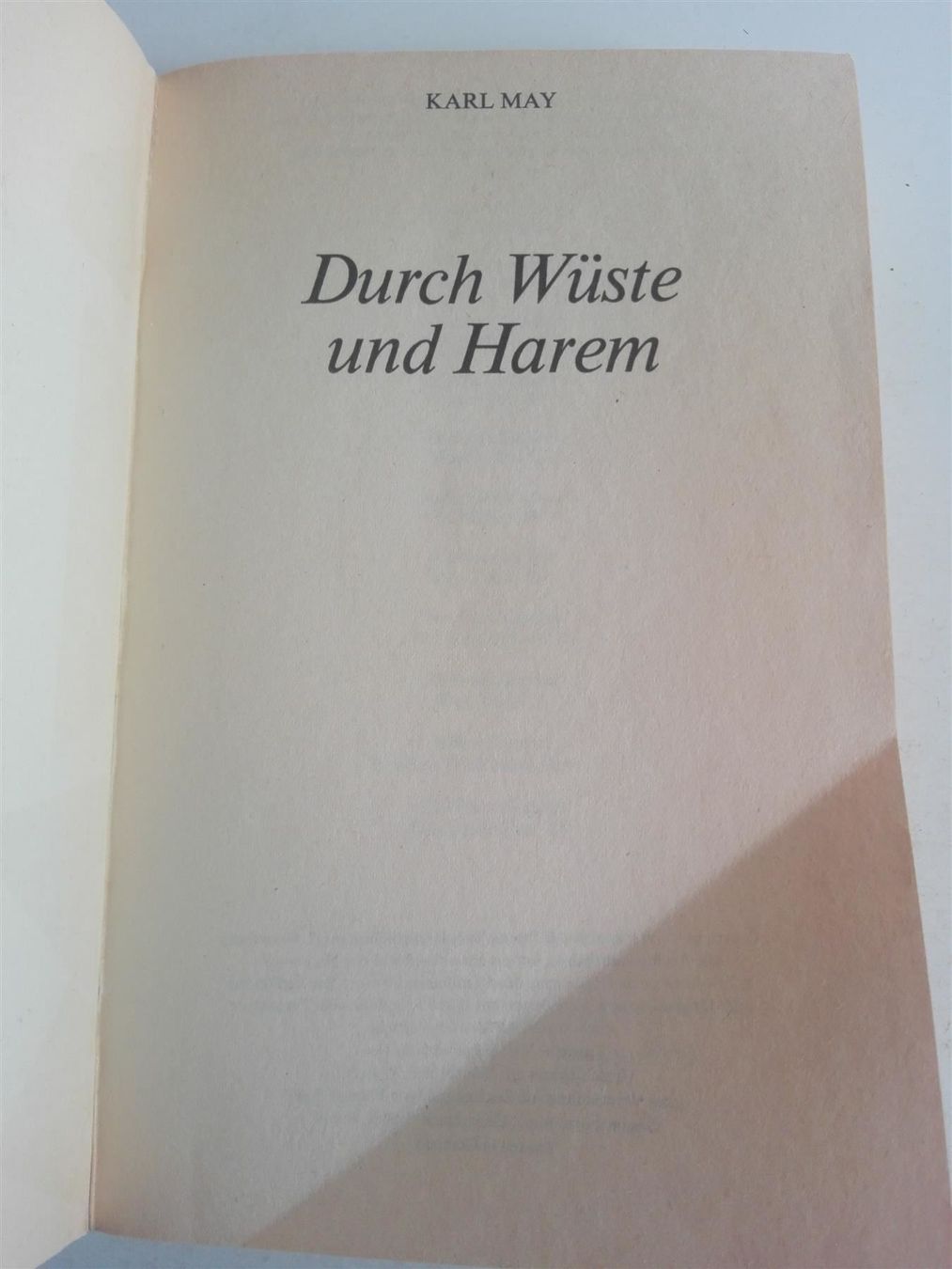 Libri: Karl May - Durch Wüste und Harem   (12) – Usato da St.Gallen venduto da elk2023 2