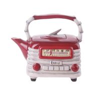 Porzellan Design-Kanne Retro Radio 16,5x11,5x15cm