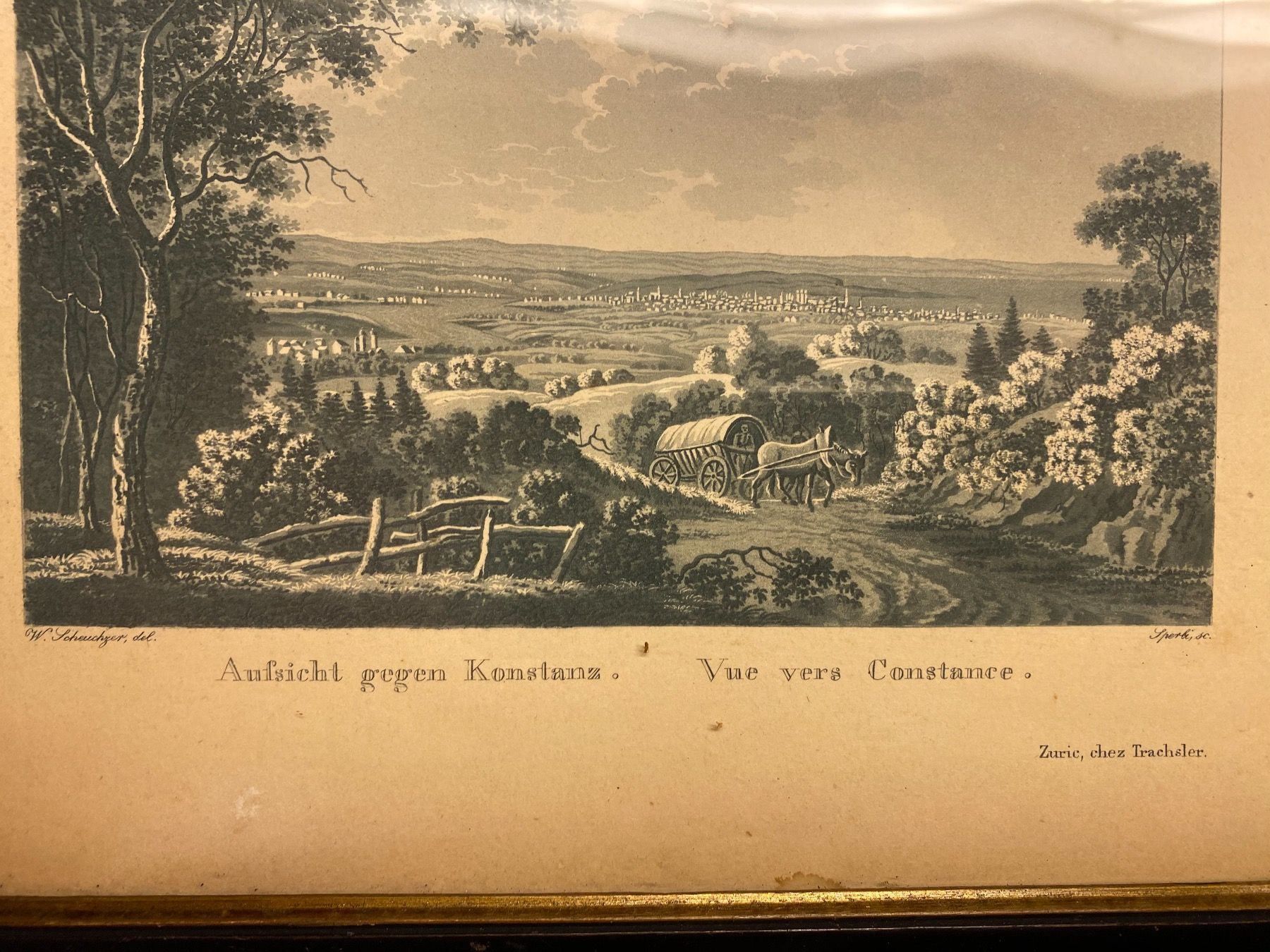 Posters & Illustrations: alte Grafik: Vue d' Appenzell – D'occasion à Lüchingen par LIDB 1