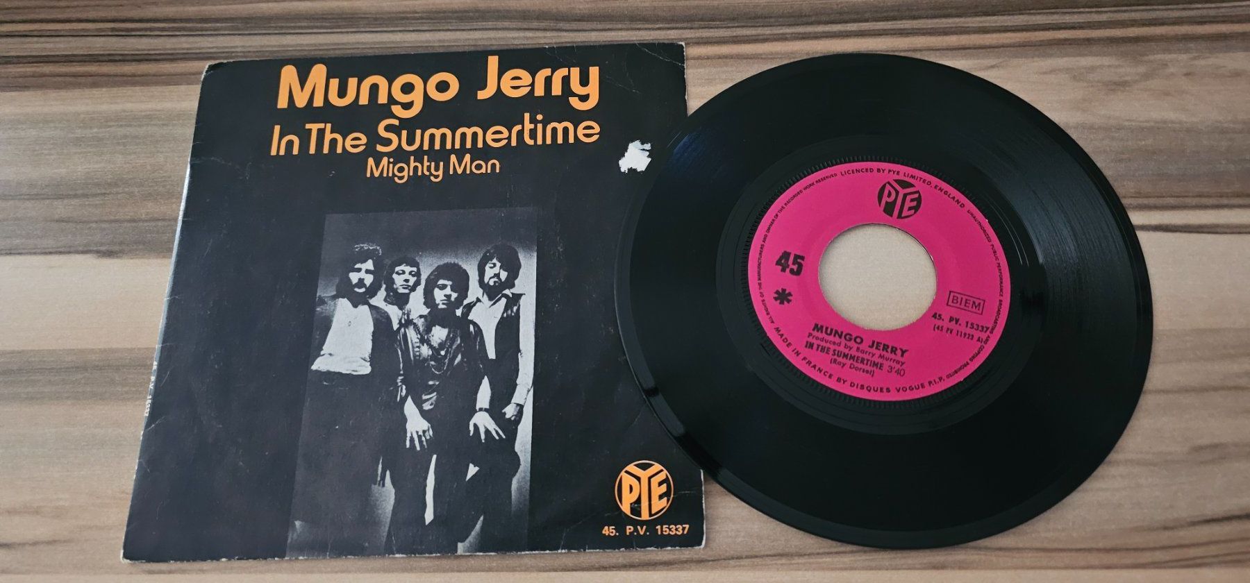 Dischi in vinile: Mungo Jerry- in The Summertime/ Vinyl Single – Usato da Geuensee venduto da JeMaUrPe