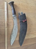 Kukri Messer mit Scheide und zwei kleinen Messern Nepal