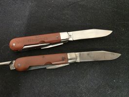 2 Wenger Schweizer Militär Messer Zustand gebraucht