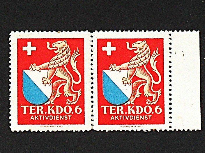 Tutti i francobolli: AKTIVDIENST - TER.KDO.6 postfrisch** – Nuovo (secondo la descrizione) da zuerich venduto da Ocean99