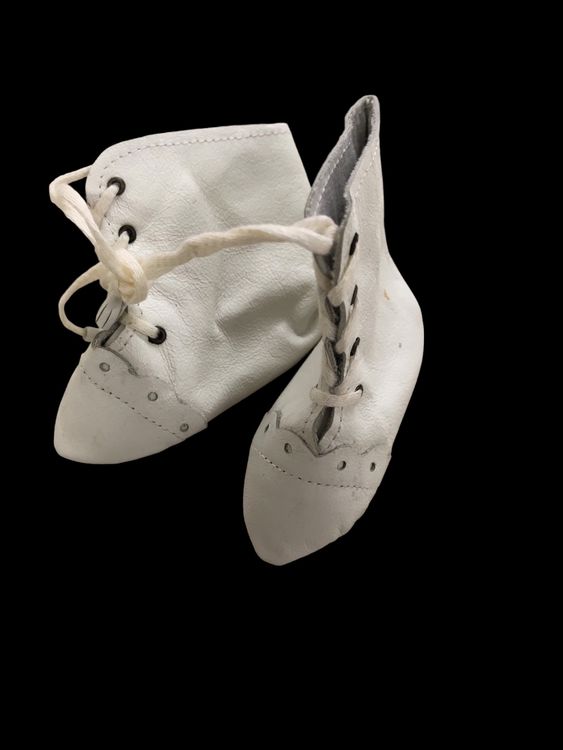 Puppenschuhe Aus Leinen, Schnürbar - Für 45,7 Cm American Doll & 43 Cm Puppen, 1 Paar, Weiß
