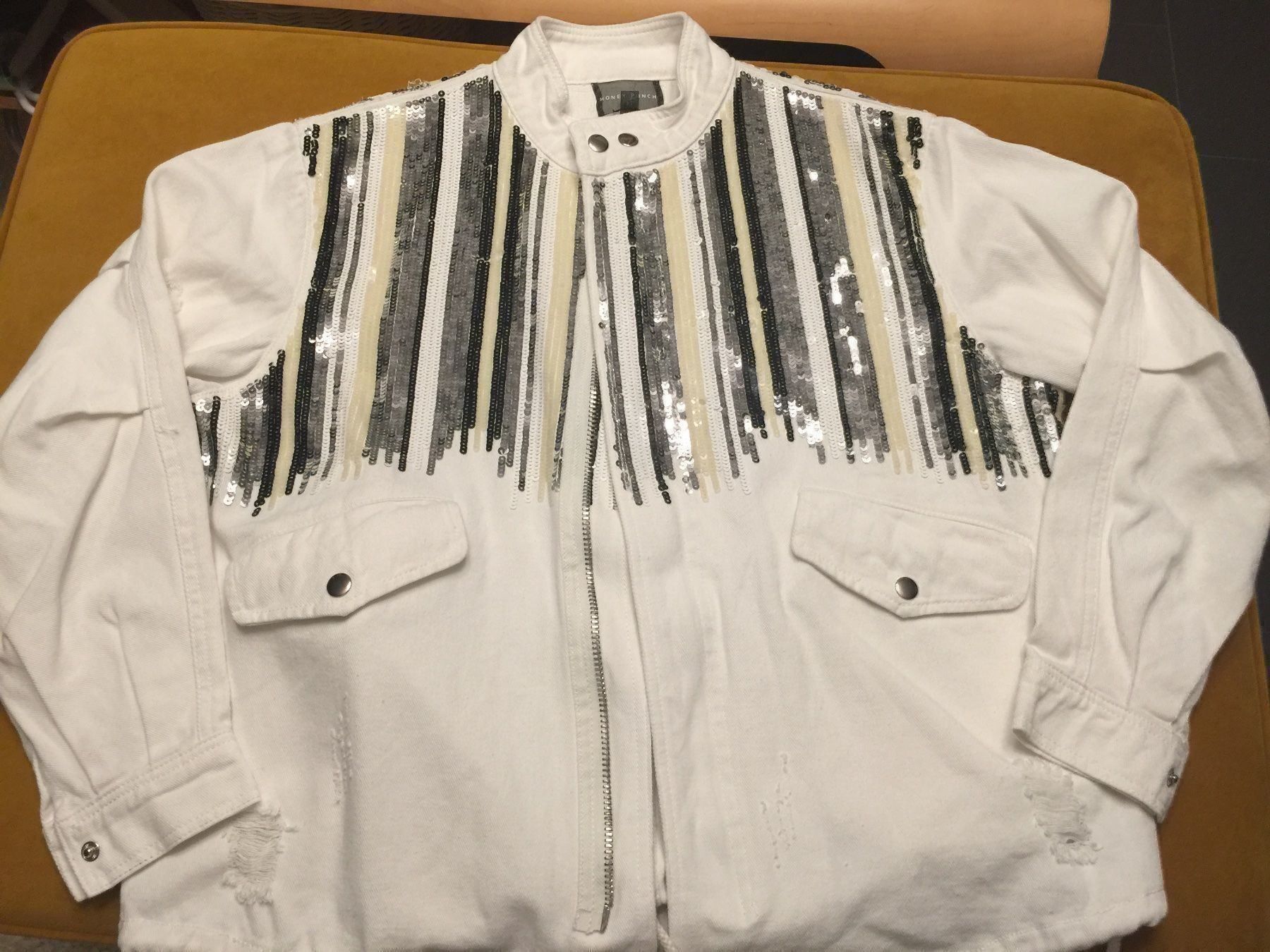 Jacken: Jeansjacke mit Pailletten festlich – Neu (gemäss Beschreibung) aus Zürich von STYLEHAUS 2