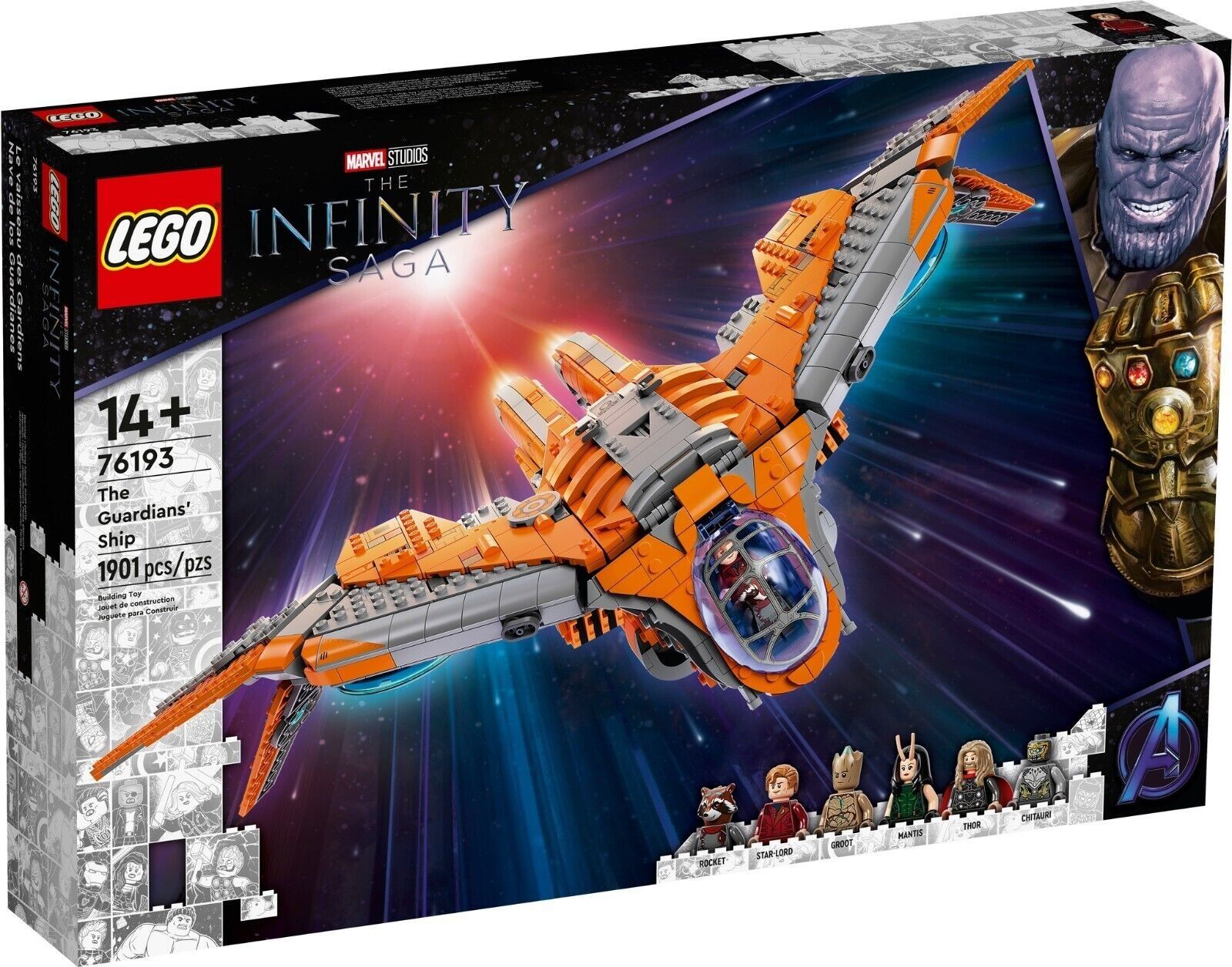 Lego Kit di costruzioni: LEGO MARVEL 76193 THE GUARDIANS' SHIP - INFINITY SAGA new – Nuovo e nell'imballaggio originale da Vezia venduto da Aquarius_Age 2