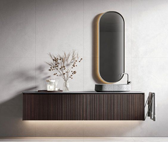 Specchi: Edone Design Spiegel Reflexio mit LED H135 x B45 – Nuovo e nell'imballaggio originale da Küssnacht am Rigi venduto da domusinterior