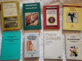 KONVoLUT FILOSOFIA - ABELARDO, GOBETTI, CROCE, WEBER etc