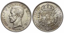 Schweden, 2 Kronor 1936