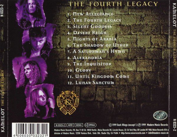 CD: CD Kamelot - The fourth legacy (1999) – Usato da Möriken AG venduto da mineralia 1