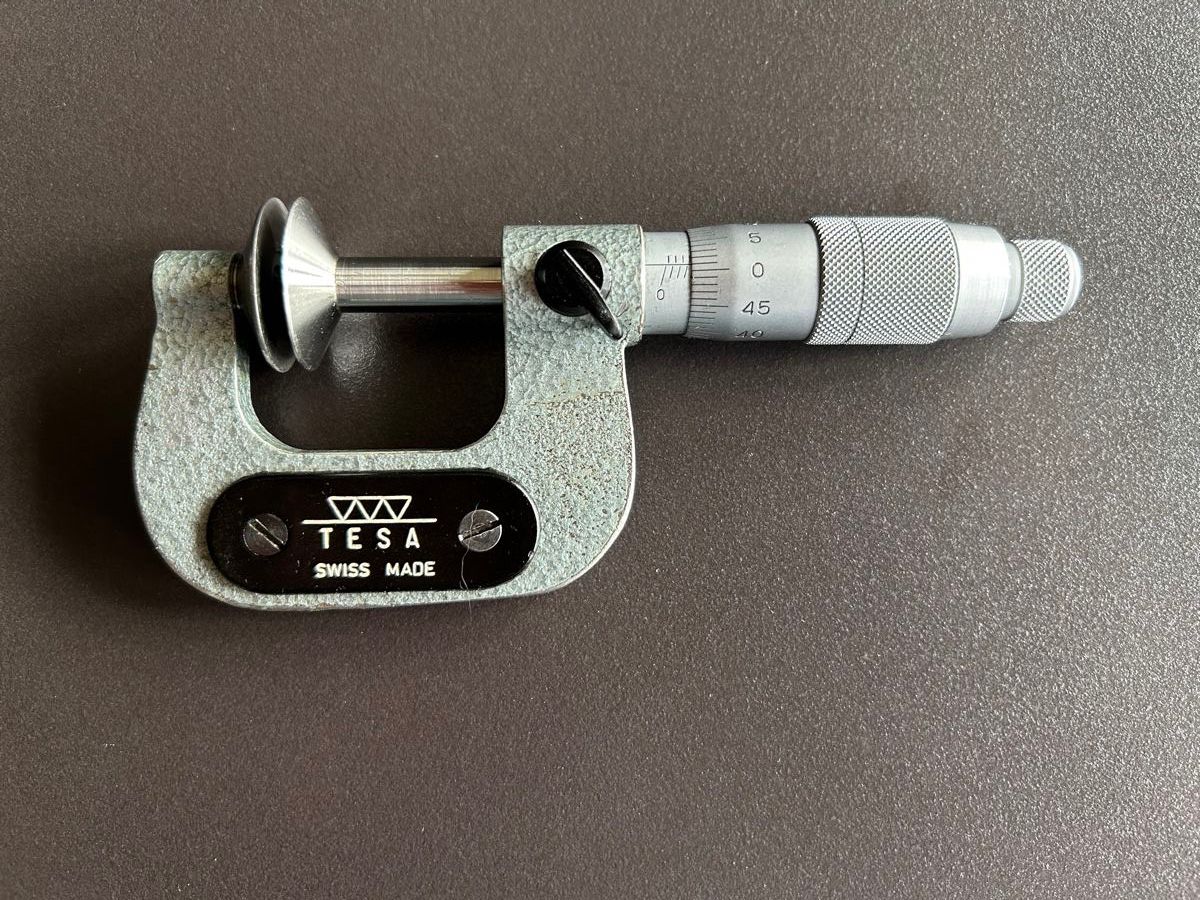 Tesa Misurare: Tellermikrometer / Zahnweitenmikrometer Tesa 0 - 25 mm – Usato da Hittnau venduto da dam_5nkp