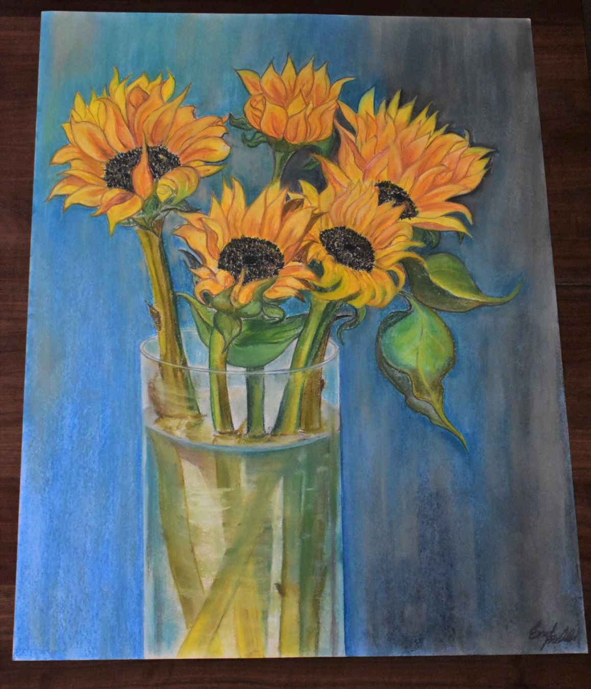 Dipinti: "Sonnenblumen" Gemälde, Pastell - signiert. – Nuovo (secondo la descrizione) da Laufen venduto da flowerfan 1