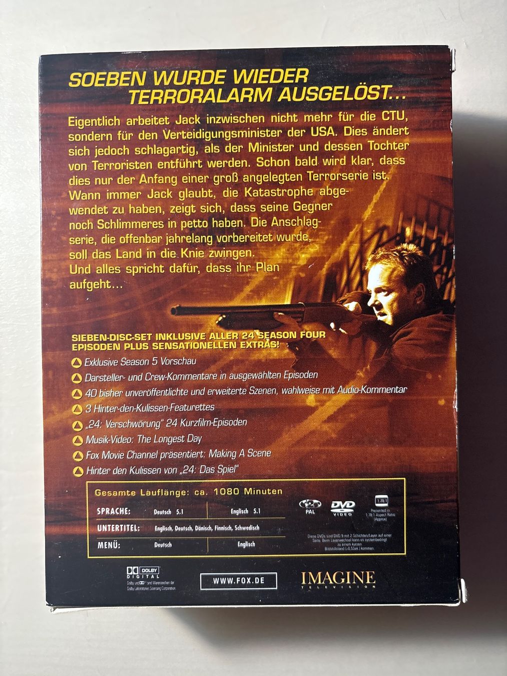 Tutti i DVDs: Kiefer Sutherland Twenty Four -  Season four – Usato da Ruswil venduto da Slivio_ 1