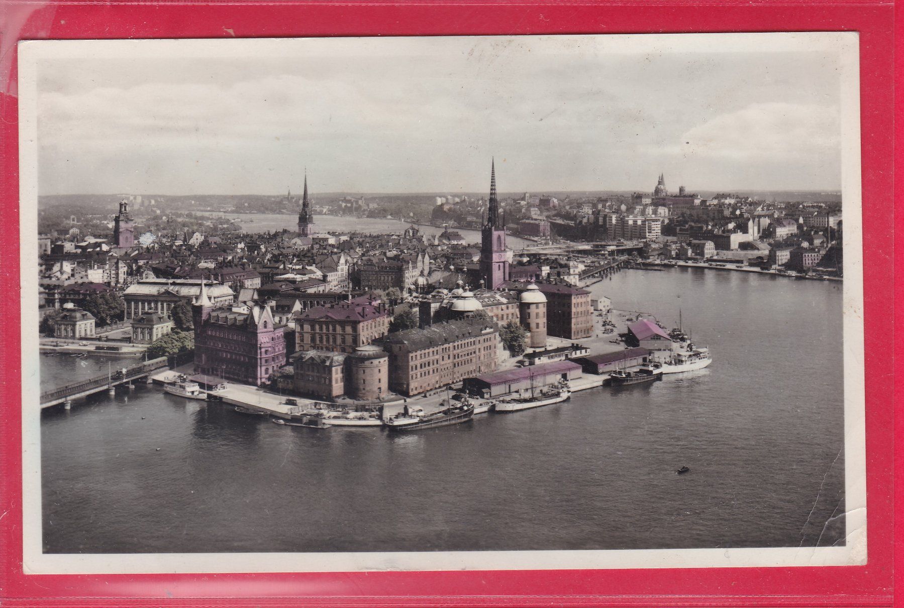 Ansichtskarten: STOCKHOLM, UTSIKT FRAN STADSHUSETS TORN – Gebraucht aus Oberrieden von Gebirgsstelze