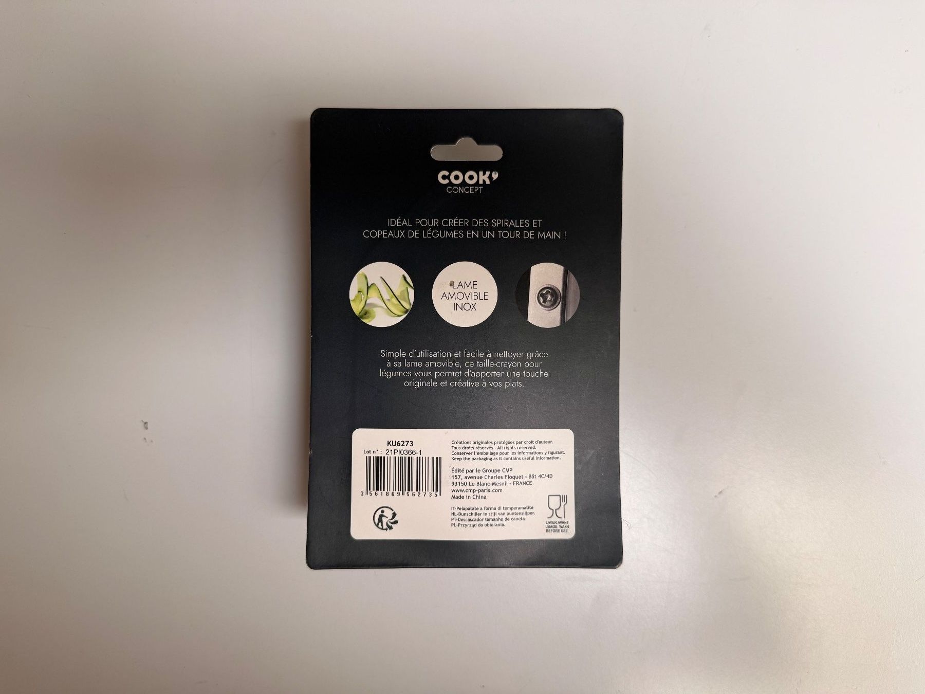 Küchengeräte: Gemüseschneider Cook Concept neu – Neu und originalverpackt aus Zug von isdach 1