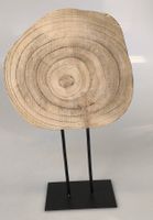 Skulptur aus echtem Mangoholz