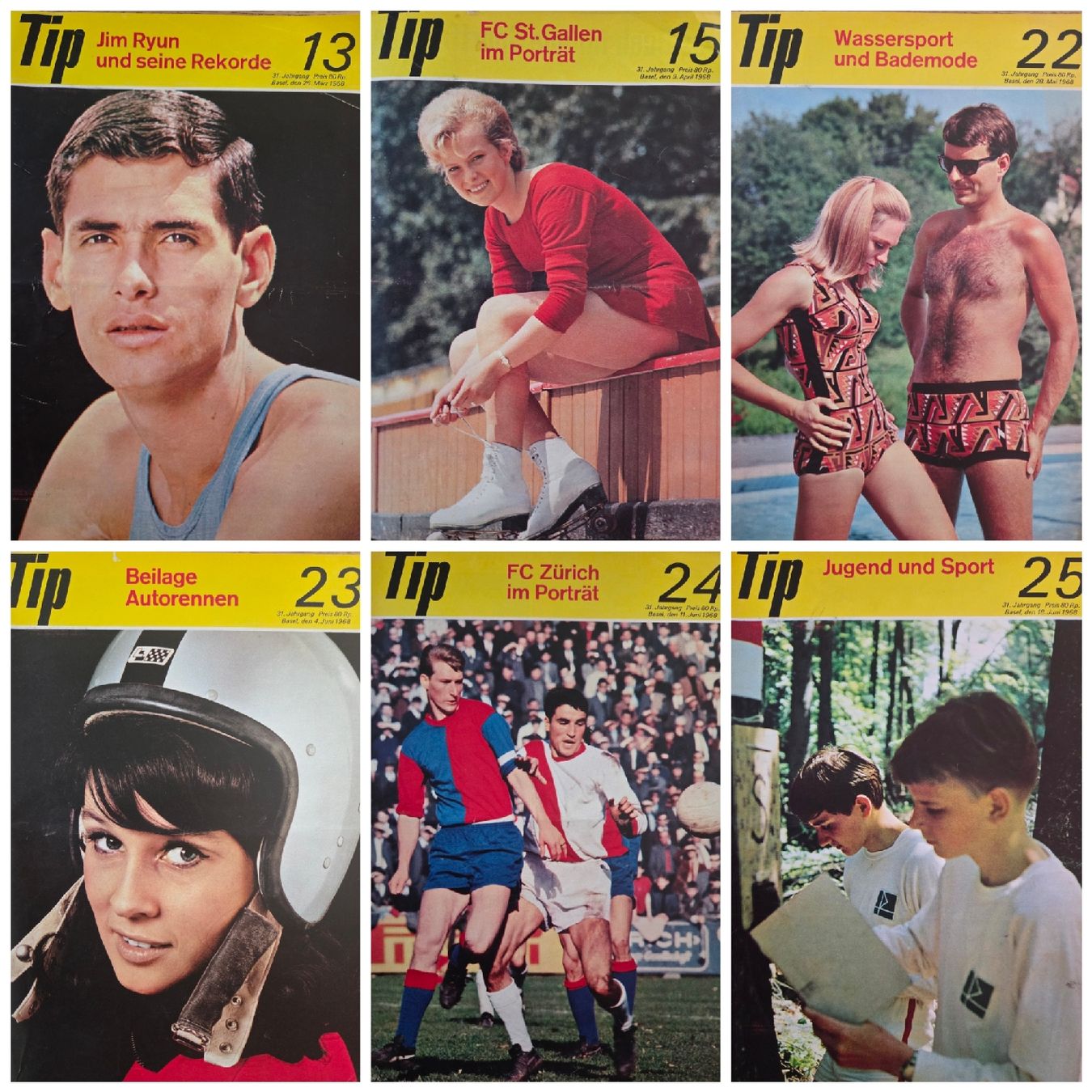 Riviste & Magazine: Schweizer Sportmagazine Tip Jahr 1968 – Usato da Däniken SO venduto da sugar-honey-pie 2