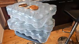 410ml Konfitürengläser 60 Stück + 60 Sterilisierungsdeckel