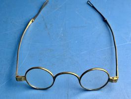 antike Lese Brille Messing um 1800