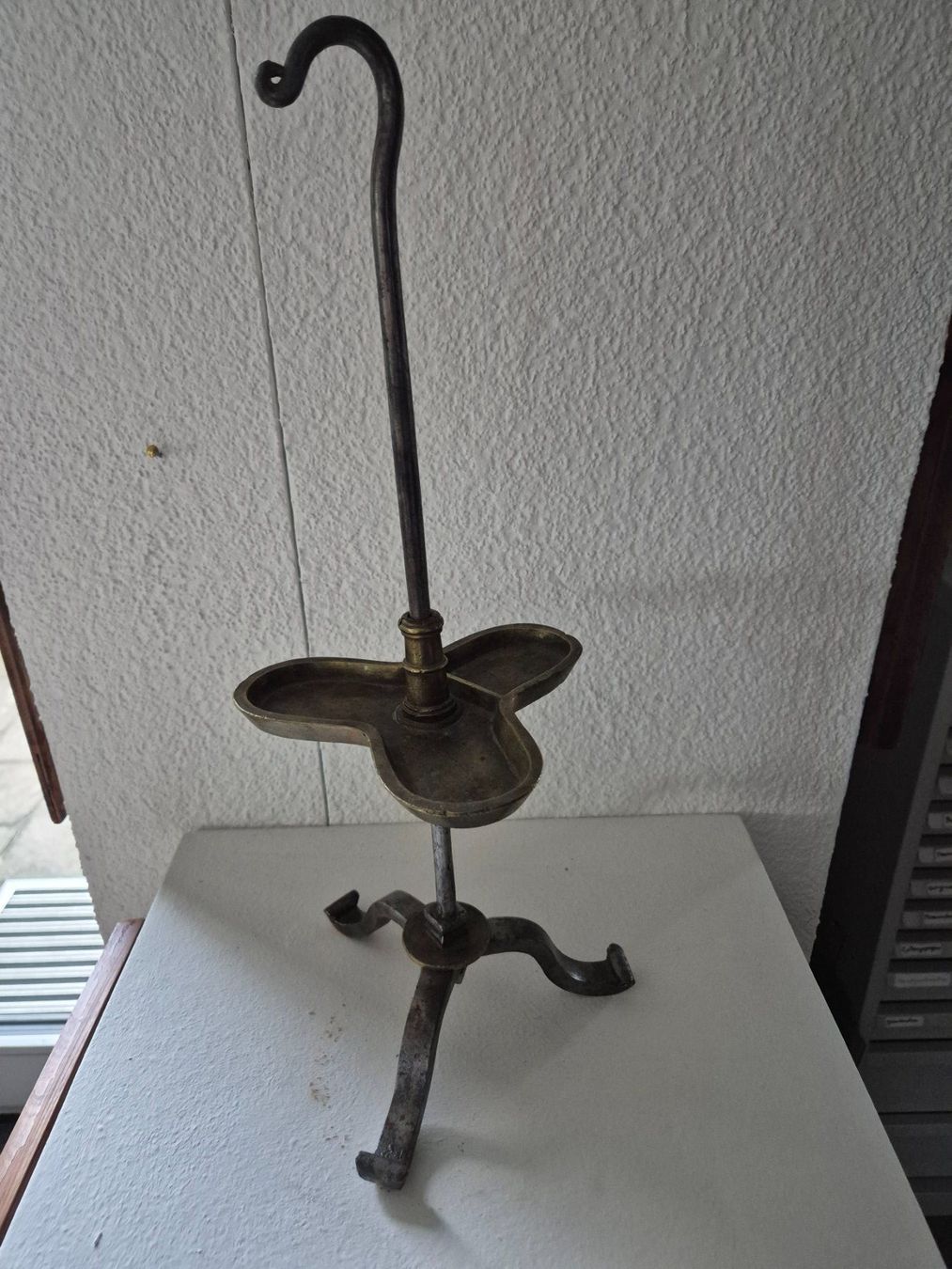 Lampade: antikes Talglicht, Messing , Eisen, 1100 gr. – Usato da Worb venduto da sonderblume07