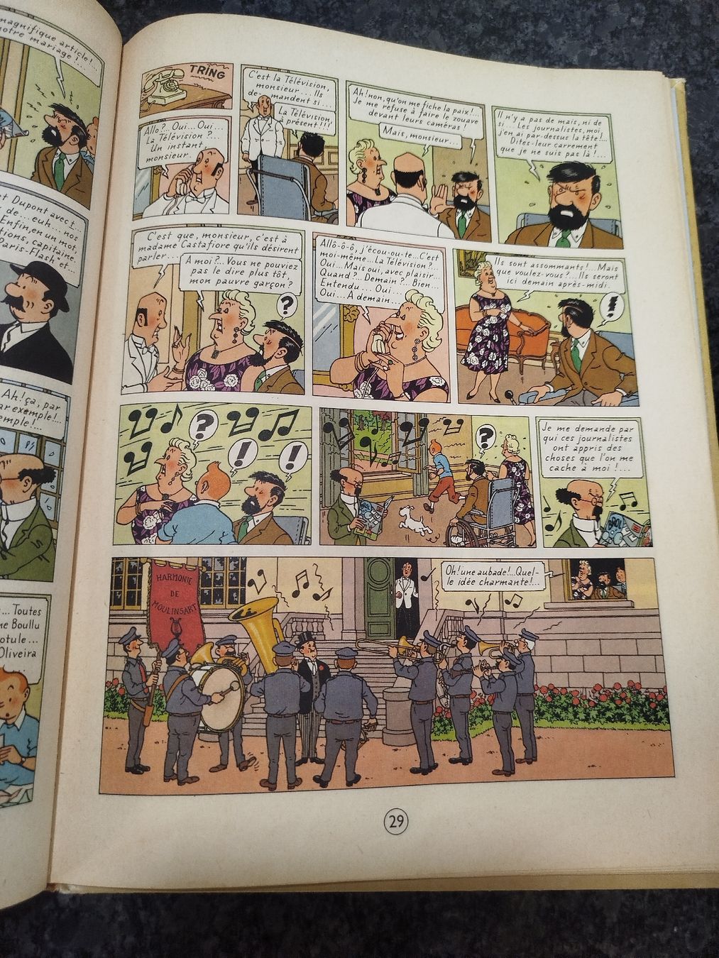 Fumetti: Tintin -  Les Bijoux de la Castafiore - 1963 – Usato da Genève venduto da Octo-puces 7