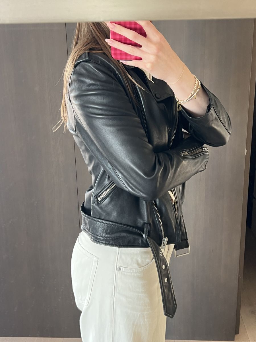 Allsaints Giacche: Allsaints Balfern Biker Lederjacke Schwarz – Usato da Kilchberg ZH venduto da ellie. 7