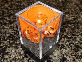 Chessex Gemini Mini Vortex Orange Würfel